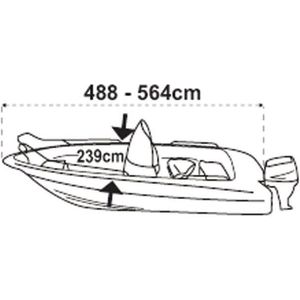 Talamex Boothoes Zilvergrijs type: Boat cover S