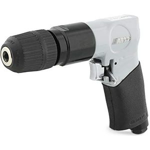 ABAC Perslucht boormachine G-190 - kunststof koffer met accessoires (boor + schroevendraaierbits + plastic fles + snelspanboorhouder)