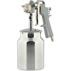 ABAC Lakpistool G-541A, perslucht verfspuitapparaat, spuitpistool/spuitpistool met 1 L zuigbeker, Ø 1,5 mm spuitmond, ronde of platte straal, max. druk 4 bar