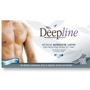 Deepline ontharingsstrips koude wasstrips voor mannen waxing strips