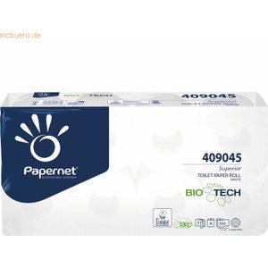Papernet Toilettenpapier Superior 250 Blatt weiß 8 Rollen