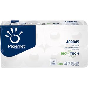 Papernet toiletpapier Superior, 3-laags, 250 vellen, pak van 8 rollen - 409045