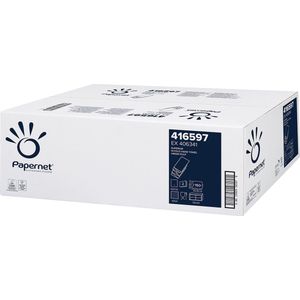 Handdoek primesource i-vouw 2laags 20x32cm 30000st