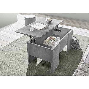 LC Spa Bijzettafel Zeta, melamine, cement, regular