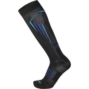 Mico OXI-JET compression long socks zwart/blauw XL