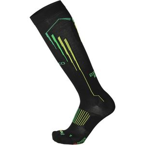 Mico OXI-JET compression long socks zwart/groen S