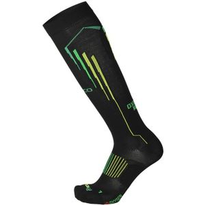 Mico OXI-JET compression long socks zwart/groen l