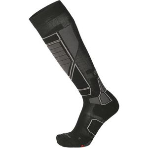 Compressie Ski Sok - Zwart - Medium Weight - Ergonomische Pasvorm