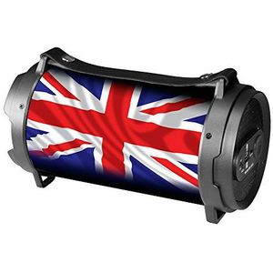 Xtreme Boombox UK Flag Bluetooth-luidspreker, zwart