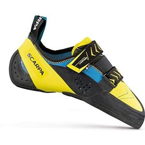 Scarpa Vapor V Klimschoenen voor heren, blauw/geel (Ocean Yellow Fr), 34 EU