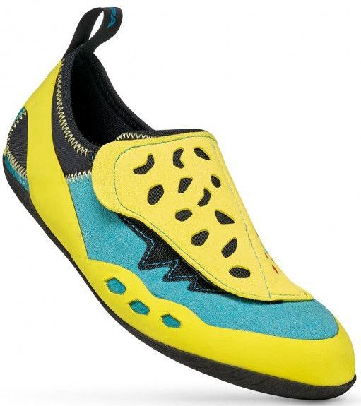 Scarpa - Kids Piki J - Klimschoenen - Geel/Turkoois