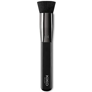 KIKO Milano Face 06 Sponge Core Foundation Brush | Kwast met schuimrubberen kern voor vloeibare en dunvloeibare foundations, synthetische haren