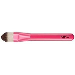 KIKO Milano Smart Foundation Brush 101 | Platte kwast voor vloeibare of crèmefoundation, synthetische haren