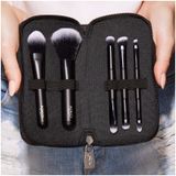 Make-up Kwasten Set - 5 Stuks - Synthetische Haren - Zwart