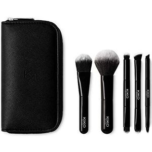 Make-up Kwasten Set - 5 Stuks - Synthetische Haren - Zwart
