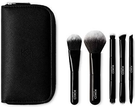 Make-up Kwasten Set - 5 Stuks - Synthetische Haren - Zwart