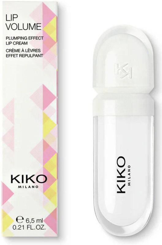 KIKO Milano Lip Volume Transparent Volumizing Lip Cream 00 Transparent