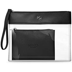 KIKO Milano Transparent Beauty Case 001 | Doorzichtige beauty case met bijhorend tasje
