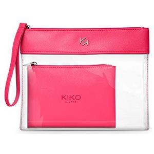 KIKO Milano Transparent Beauty Case 002 | Doorzichtige beauty case met bijhorend tasje