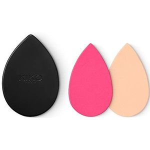KIKO Milano Beauty Duo: Mirror & Sponge Cover | Doosje met spiegeltje en twee sponsjes om vloeibare concealers of foundations aan te brengen