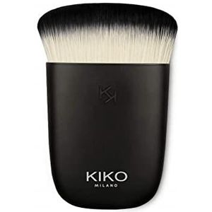 KIKO Milano Face 16 multifunctionele Kabuki-borstel, multifunctionele kwast voor poeders en foundation, synthetische vezels