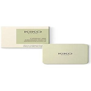 KIKO Milano Green Me Oogschaduwpalet | 6 oogschaduwen met verschillende afwerkingen: mat, parelmoer en metallic