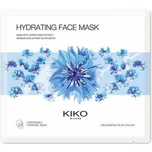KIKO Milano Hydraterend gezichtsmasker | Hydraterend gezichtsmasker met hydrogel met korenbloemextract