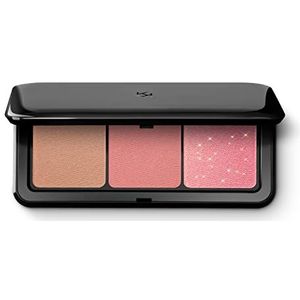 KIKO Milano - Multi Finish Trio Blush & Bronzer Palet 02 - Gezichtspalet - Met 1 Bronzer en 2 Blushs in Matte en Metallic Afwerking