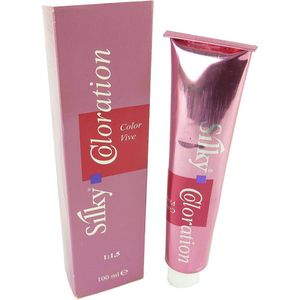 Silky Coloration Color Vive Haarkleur Permanente Crème 100ml - 07.41 Ash Copper Blonde / Asch Kupfer Blond