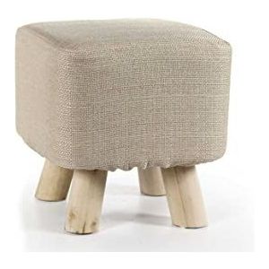 GICOS SRL POUF HEZ taupe afbeelding 28 x 27 cm 790010