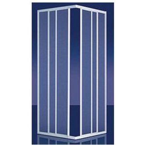 Douchecabine Hoekinstap Plieger Economy 2.2mm Acryl 90x185 cm Wit