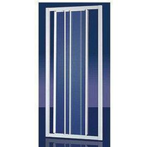 Plieger Economy Schuifdeur 3 Delig Acryl 90x185cm (afstelbaar van 88 Tot 94cm Breed) Wit Profiel