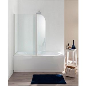 Royal - Badwand - Chroom - 6 mm Veiligheidsglas - 70/40x140 cm