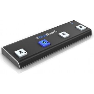 IK Multimedia iRiBlueBoard Draadloos Bluetooth MIDI-pedaalbord voor iPad / iphone / mac - Zwart