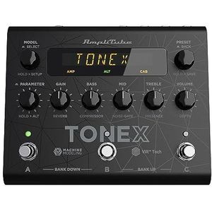 IK Multimedia TONEX Pedal Multi-Effekt-Pedal mit AI Machine Learning Technologie: Nachbildung von jedem Gitarrenverstärker, Gitarrenpedal, Distortion-Pedal, Overdrive-Pedal plus andere Gitarreneffekte