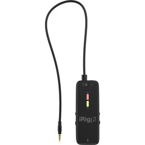 IK Multimedia - iRig PRE 2 - iOS Interface - Microfoonvoorversterker - Compatibel met iOS en Android