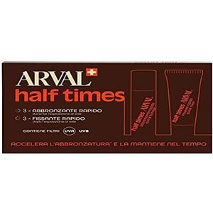 Arval - Half Times Fast Tanning Bottle + Tube Set - Beschermende Olie - Unisex