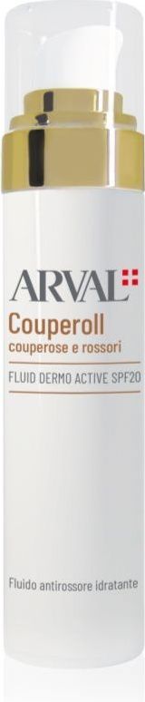 Arval - Couperoll Fluid Dermo Active - Kalmerende Dagemulsie - SPF 20 - 50 ml
