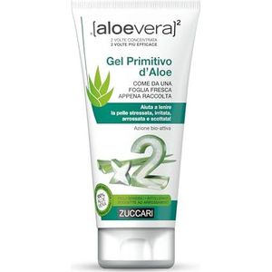 ZUCCARI - Aloë vera² - 100% Aloë Vera Gel - 150 ml - Dubbel Geconcentreerde Vochtinbrengende Crème voor Beschadigde Huid