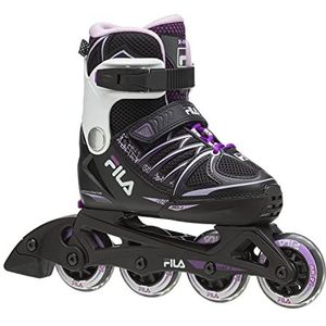 Fila Inlineskates - Maat 38-41 - Meisjes - zwart/ roze/ paars/ wit