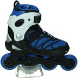 Fila J-One kinder inline skates 72 mm black / blue, maat 32-36