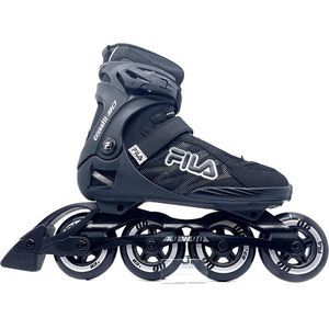 Fila Crossfit 90 skates zwart met semi soft boots en 90mm wielen