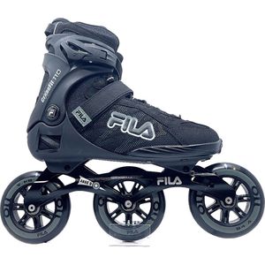 Fila Crossfit 110 tri-skates zwart met soft boots en 110mm wielen