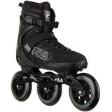Fila Crossfit 110 tri-skates zwart met soft boots en 110mm wielen