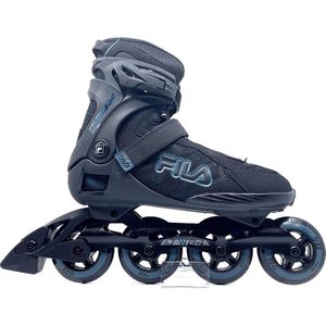 Fila Crossfit 84 skates zwart met soft boots en 84 mm wielen