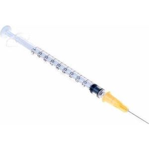 Insulinespuit met Spuit en Naald 1 ml - 25G x 5/8 - Apothekersartikelen