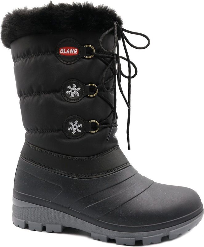 Olang - Patty - Snowboots - Zwart - Polyester