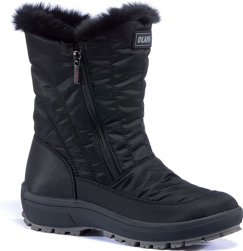 Olang - Monica - Snowboot - Zwart - Polyester - Waterafstotend