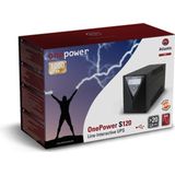 Atlantis Land OnePower S120 - UPS - 1 kVA - 500 W - 4 Stopcontacten - Lijninteractief