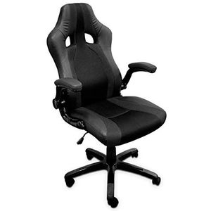 triton R9 Gaming Stoel Ergonomische Gaming Stoel Kunstleer Zwart M